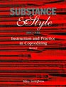 Substance  Style Instruction and Practice in Copyediting