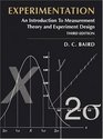 Experimentation An Introduction to Measurement Theory and Experiment Design