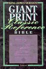 Holy Bible : King James Version Giant Print Reference/Red Letter Edition/Burgundy/Bonded Leather
