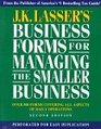 JK Lasser's Business Forms for Managing the Smaller Business