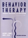 Behavior Therapy Concepts Procedures and Applications Second Edition