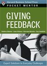 Giving Feedback Expert Solutions to Everyday Challenges