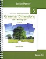 Grammar Dimensions Teacher's Annotated Edition Bk 3