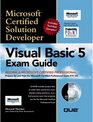MCSD Visual Basic 5 Exam Guide