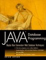 Java Database Programming