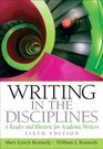 Writing in the Disciplines A Reader and Rhetoric for Academic Writers Value Package