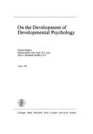 On the Development of Developmental Psychology