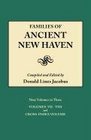 Families of Ancient New Haven Vol 3 Originally published as New Haven Genealogical Magazine Volumes IVIII  and Cross Index  III