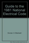 Guide to the 1981 National Electrical Code