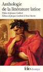 Anthologie de la littrature latine