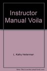 Instructor Manual Voila