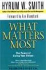 What Matters Most The Power of Living Your Values