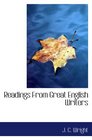 Readings From Great English Writers