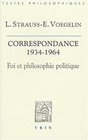 Correspondance 19341964 Foi et philosophie politique