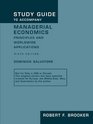 Study Guide to Accompany Managerial Economics Principles and Worldwide Applications Sixth Edition by Dominick Salvatore