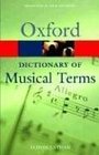 Oxford Dictionary Of Musical Terms (Oxford Paperback Reference)