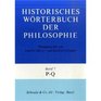 Historisches Wrterbuch der Philosophie 12 Bde u 1 RegBd Bd7 PQ