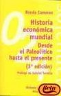 Historia Economica Mundial  Desde El Paleolitico
