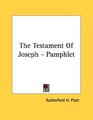 The Testament Of Joseph  Pamphlet
