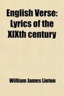 English Verse Lyrics of the XIXth century