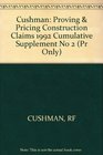 Cushman Proving  Pricing Construction Claims 1992 Cumulative Supplement No 2