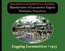 Baldwin Logging Locomotives 1913 Catalog