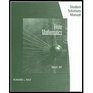 Finite Mathematics  Student Solutions Manual