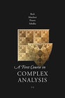 A First Course in Complex Analysis