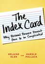 The Index Card: Why Personal Finance Doesn\'t Have to Be Complicated
