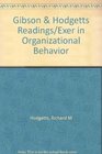 Readings and Exercises in Organizational Behavior