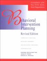 Behavioral Intervention Planning Completing a Functional Behavioral Assessment and Developing a Behavioral Intervention Plan  Revised