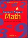 Summer Success Math Grade 2 Teacher's Edition