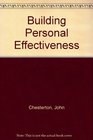 Building Personal Effectiveness