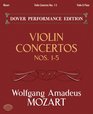 Violin Concertos Nos 15 with Separate Violin Part