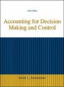 Accounting for Decision Making and Control