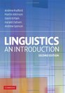 Linguistics An Introduction