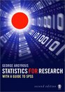 Statistics for Research With a Guide to SPSS