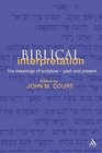 Biblical Interpretation A Historical Reader