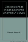 Contributions to Indian Economic Analysis A Survey