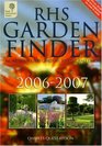 RHS Garden Finder 20062007 More Than 1000 Gardens to Visit and Enjoy