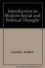 an introduction to modern social and political thought