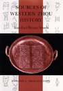 Sources of Western Zhou History Inscribed Bronze Vessels