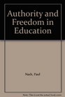 Authority and Freedom in Education