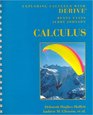 Calculus Derive Supplement