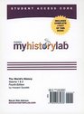 MyHistoryLab Student Access Code Card with Pearson eText for The World's History Volumes 1 and 2