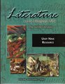 Literature and the Language Arts Unit Eight Resource 2001 publication
