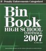 Bin Book High School Football Penalty Enforcements Categorized