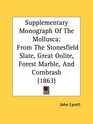 Supplementary Monograph Of The Mollusca From The Stonesfield Slate Great Oolite Forest Marble And Cornbrash