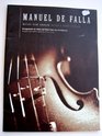Manuel De Falla Music for Violin and Piano