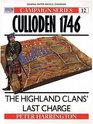Culloden 1746: The Highland Clans\' Last Charge (Campaign Series, 12)